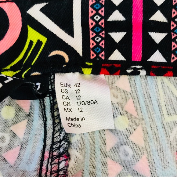 Divided Multicolor Skinny Pants - Picture 5 of 5